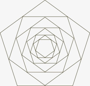 实斜线边框免抠