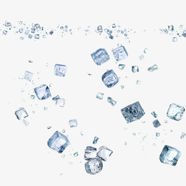 清凉冰块元素免抠