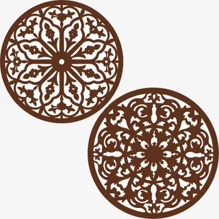 圆形螺旋图纹素材图片免抠