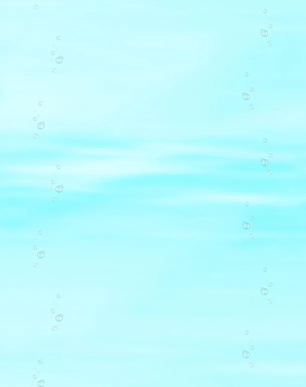 蓝色背景气泡海报背景