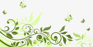 春天树叶藤蔓免抠