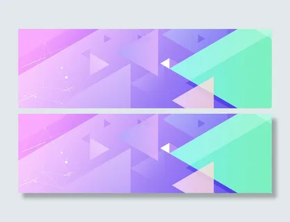 开春时尚渐变banner背景海报高清