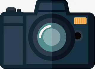 手绘简易单反相机免抠