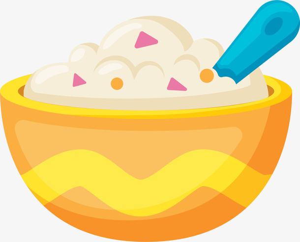 黄色立体美味食物免抠