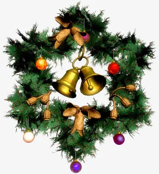 圣诞铃铛免抠