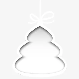 圣诞节圣诞树贺卡矢量素材免抠