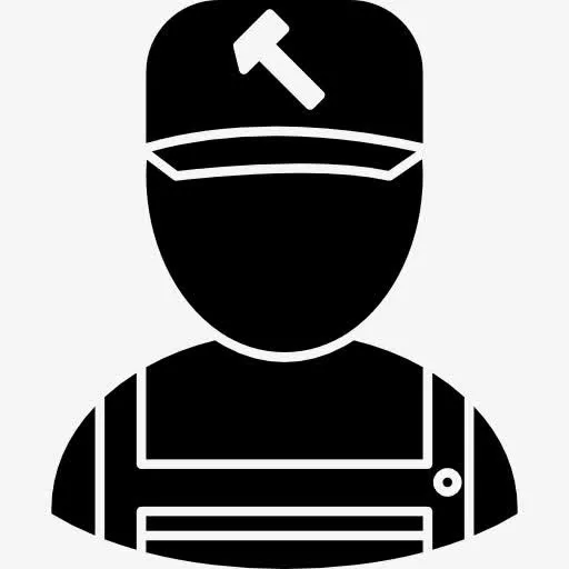 修理的家伙的轮廓图标免抠