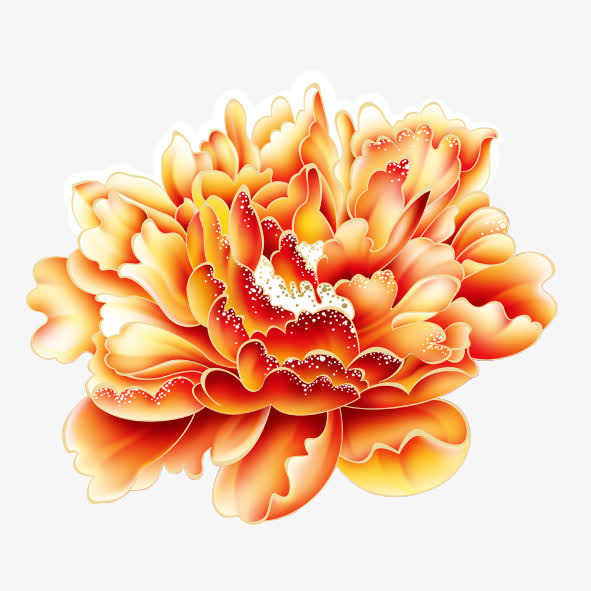 金碧莲花免抠