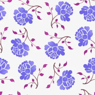 水彩碎花底纹免抠