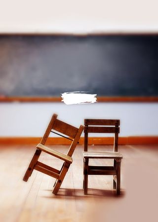 教室黑板凳子开学季高清