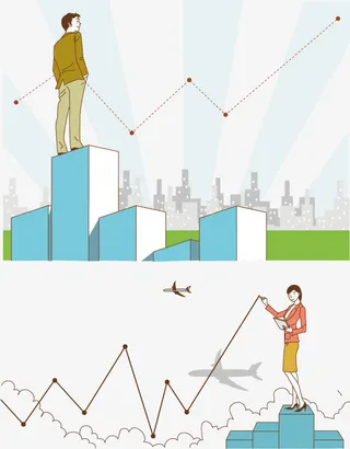 商务卡通素材免抠