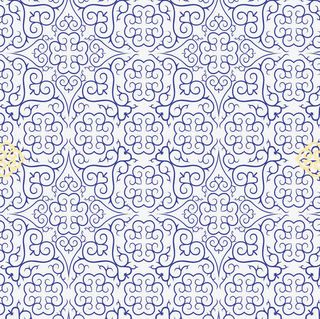 中国风花纹底纹图案免抠