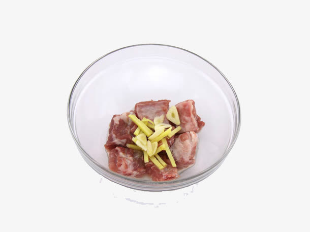 盘装肉块姜丝免抠