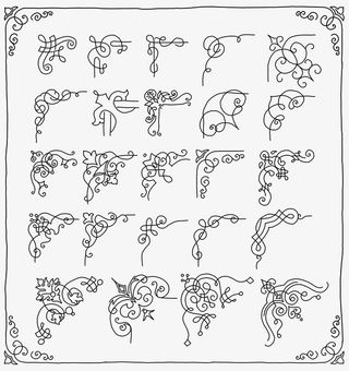 中国传统元素边框合集免抠