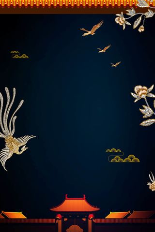 中国风复古传统刺绣文化海报高清