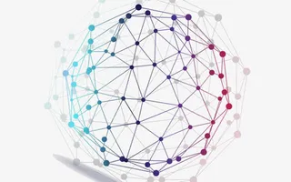 彩色科技底纹免抠