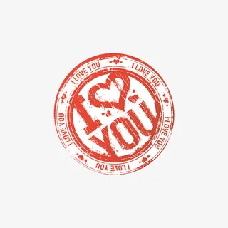 七夕情人节红章免抠