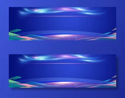 科技背景banner免抠