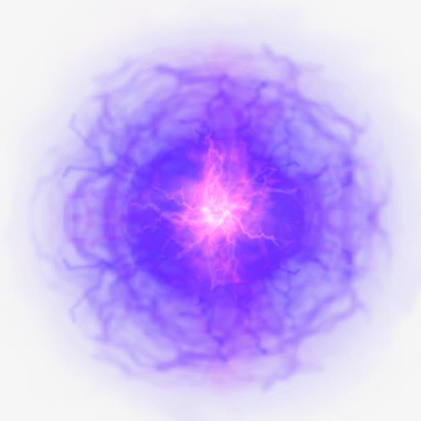 创意蓝色酷炫动感多彩光效素材免抠