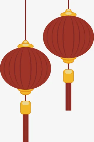 大红灯笼免抠