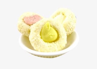 椰蓉夹心小点心素材免抠