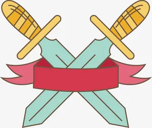 交叉的利剑免抠