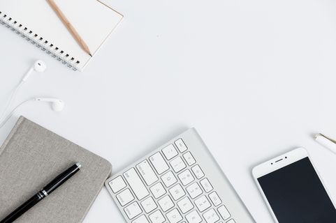 简约办公室用品背景高清