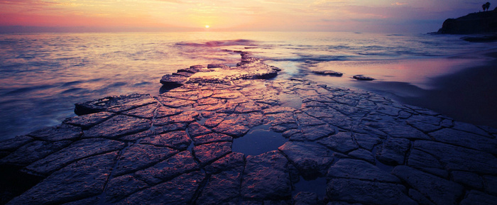 海边夕阳风景图片素材高清