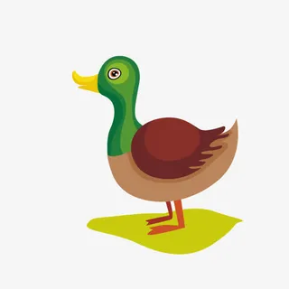 卡通鸭子免抠