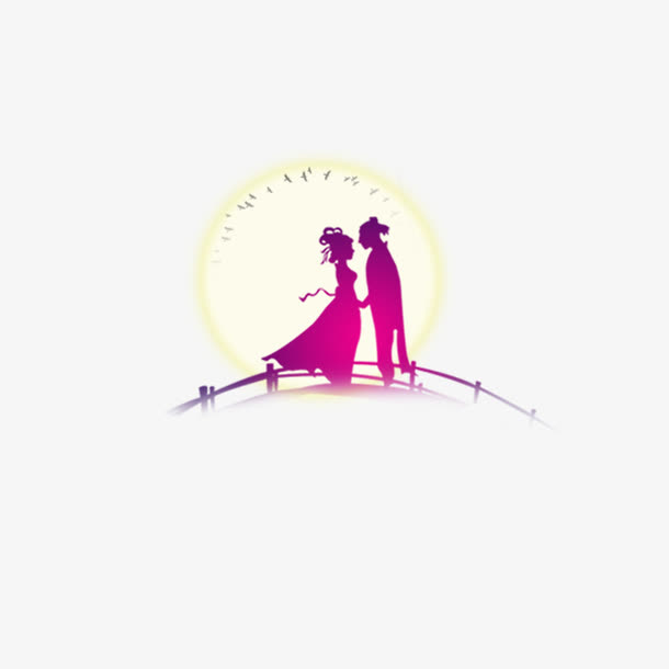 七夕鹊桥会免抠