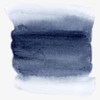 渐变的蓝色色块手绘免抠