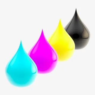 水滴形状油漆免抠