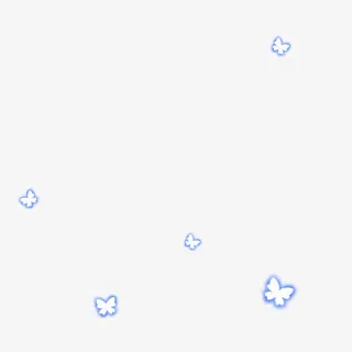 白色蝴蝶漂浮免抠