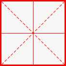 红色创意田字格小图标免抠装饰其他装饰图案元素