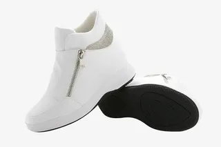 内增高小白鞋懒人鞋免抠