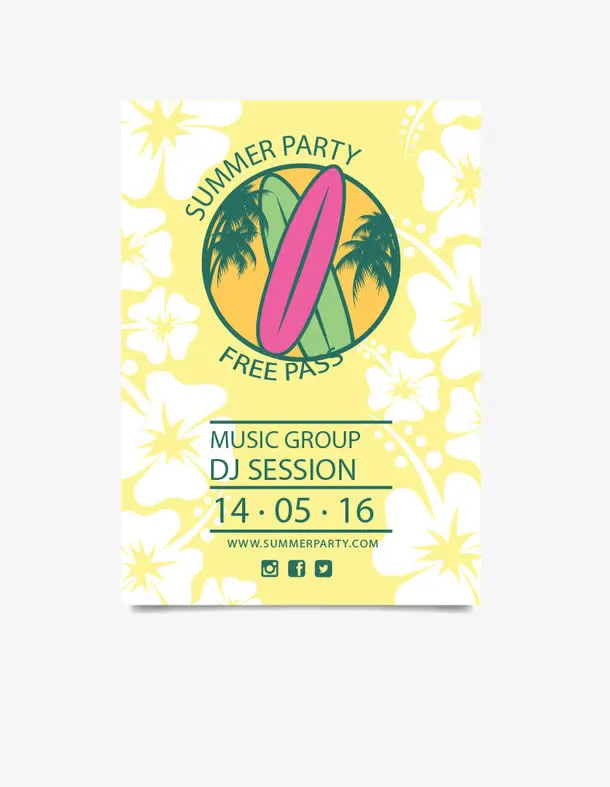 summer party免抠