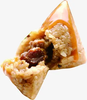 豆沙粽子食物端午清香免抠