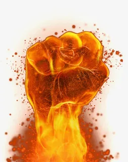 高清火手火焰拳头免抠