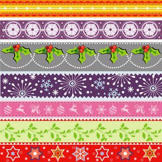 圣诞元素背景图案