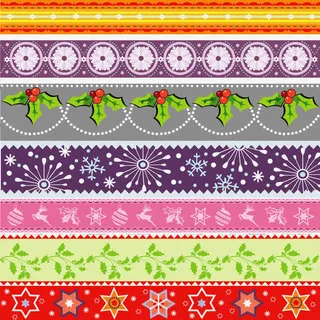 圣诞元素背景图案