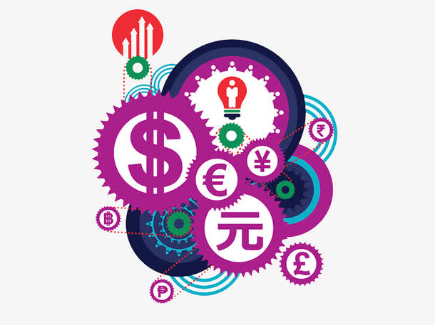 金融金钱符号免抠