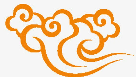 古典祥云花纹免抠
