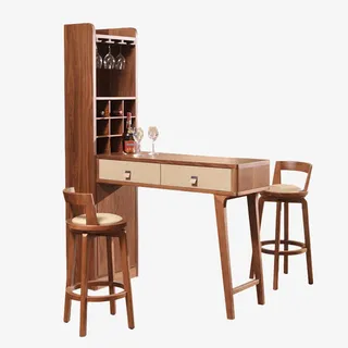 家居家用吧台隔断酒柜间厅柜免抠