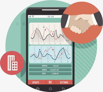 卡通 握手 插图免抠