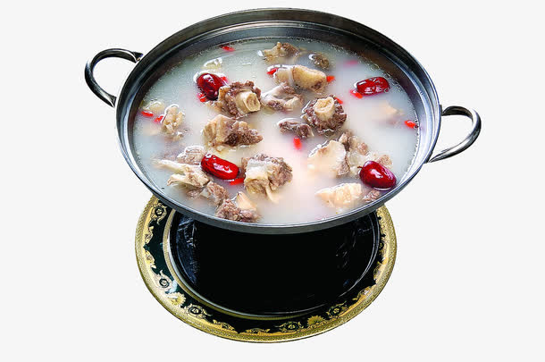 羊肉汤餐饮美食免抠