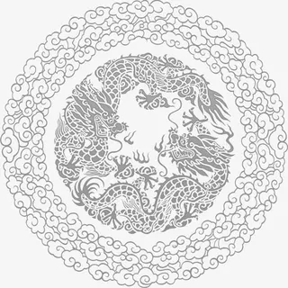 中国风复古风镂空花纹底纹装饰免抠 中国风复古风镂空花纹底纹装饰免抠