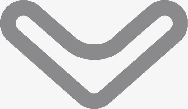 灰色指示下方方向箭头免抠