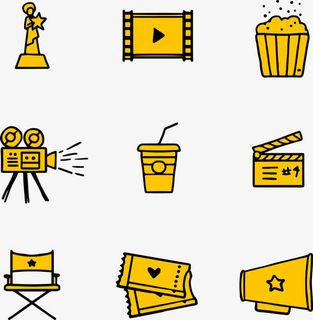 拍戏拍电影图标免抠