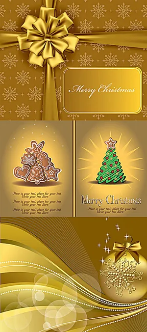 金色圣诞背景纹理图高清