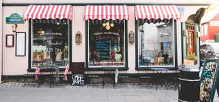 创意街头零售店背景高清
